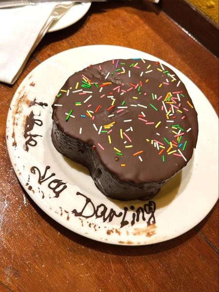お祝いのハートケーキ！