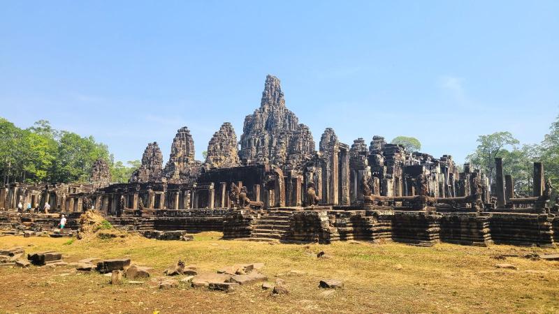 バイヨン寺院（アンコール遺跡群のひとつ）