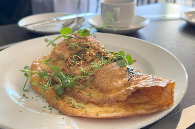 ビッグサイズなオムレツ！