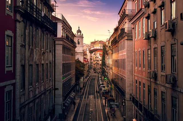 風情漂うリスボンの街並み