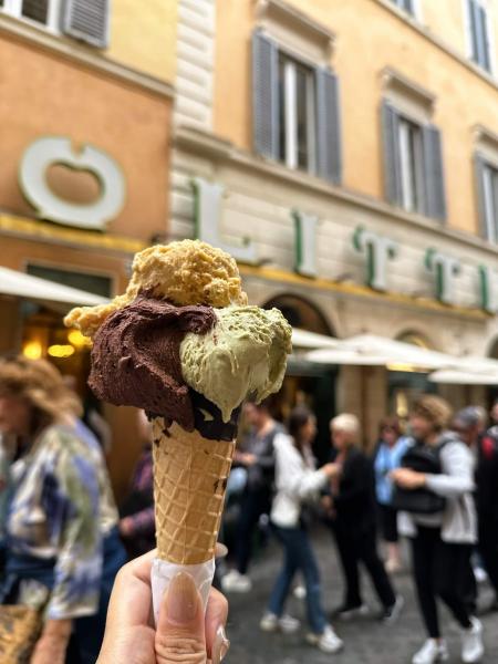 ローマのジェラートは絶品でした