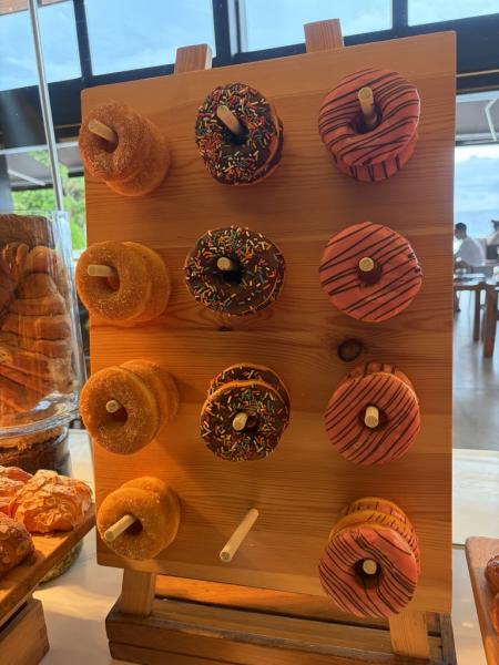 「アイランドキッチン」で朝ごはん