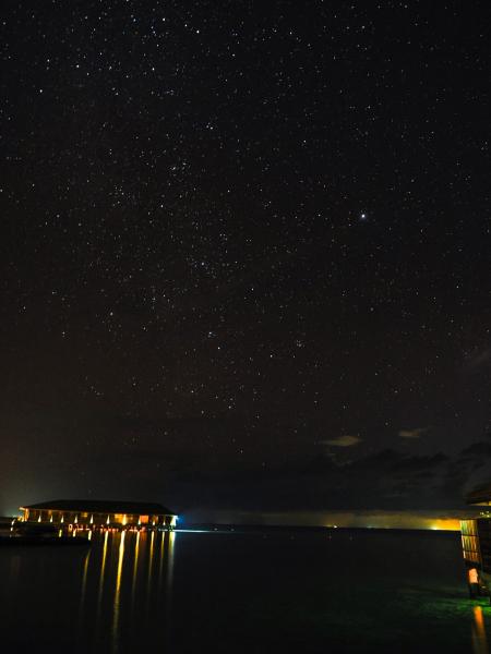 星空もきれいでした