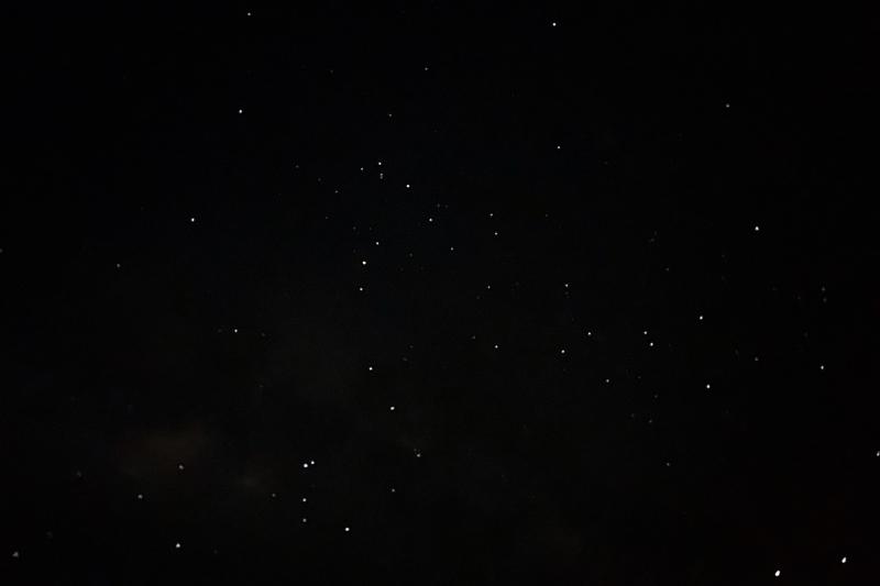 iPhoneでも映るくらい星空が綺麗でした☆