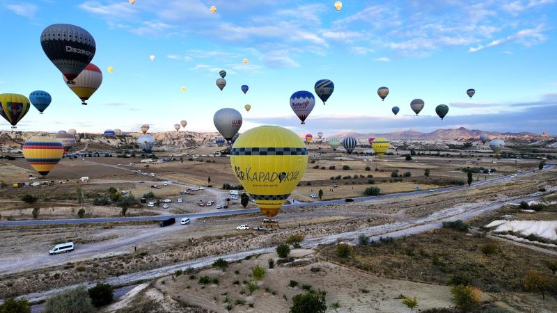 カッパドキアの気球体験