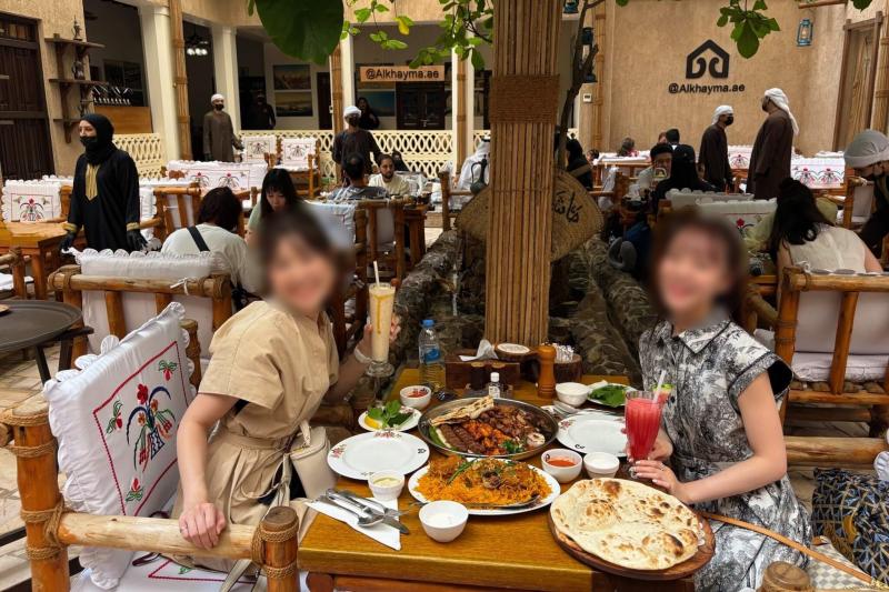 Al Khayma Heritage Restaurantでのランチ（ドバイ）