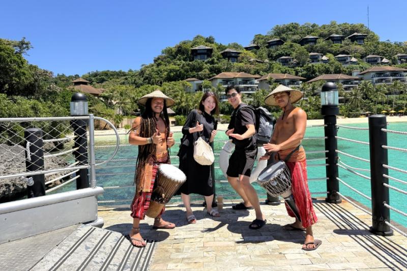 モルディブから急遽変更になったシャングリ・ラ ボラカイにて（フィリピン・ボラカイ島）