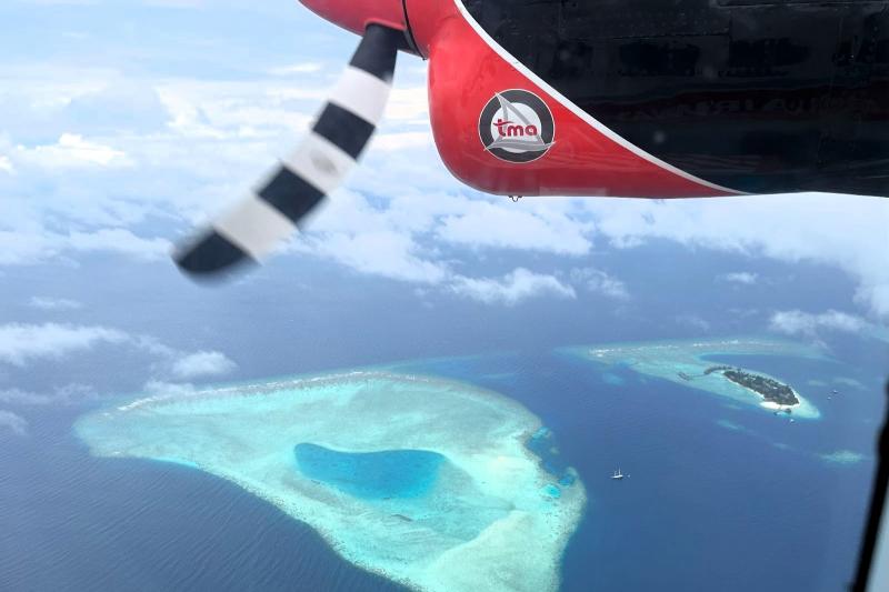 水上飛行機からの眺め