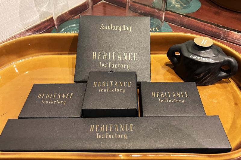 ヘリタンス オリジナルのアメニティ
