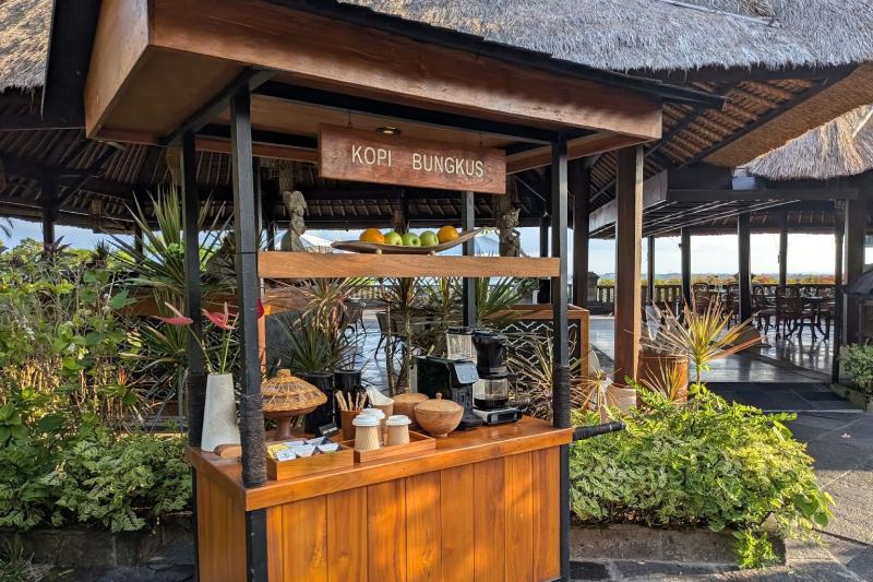 タマンワンティランの前にあるコーヒースタンド