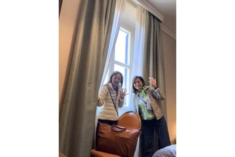 ローマを発つ朝。皆様のおかげで最後まで笑顔で終えることができました 。Grazie（ありがとう）！ 