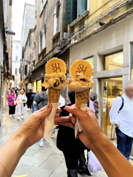 イタリアで1番美味しかったsusoのジェラート（ベネチア）