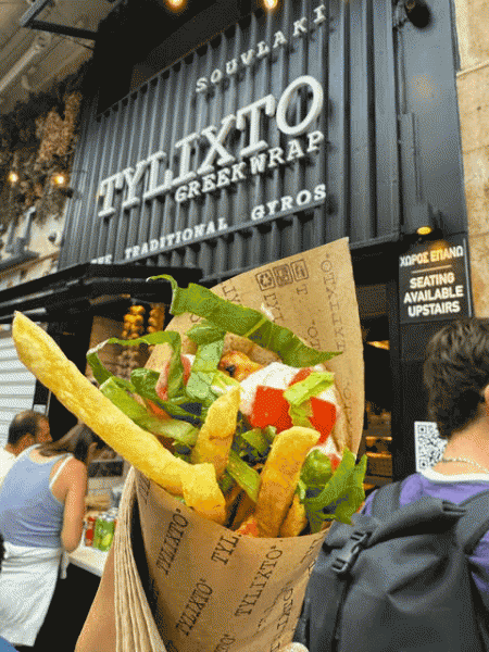 Tylixto Greek Wrapのギロピタ
