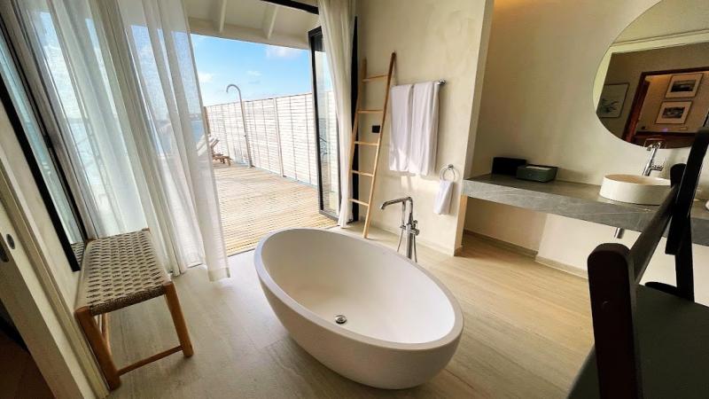 海の見えるバスタブ