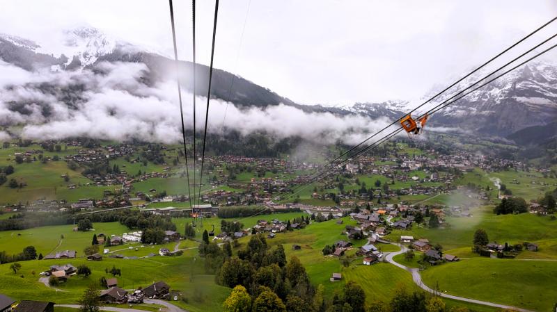 グリンデルワルトの街並み