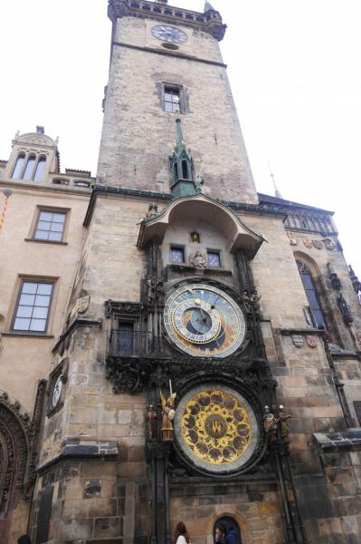 プラハの時を刻んできた時計台
