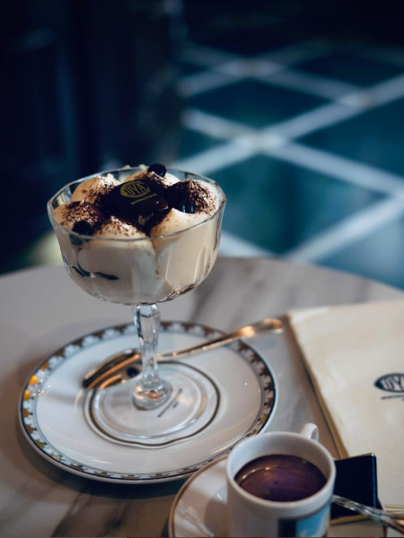 グラスに入ったティラミス。お店のインスタグラムから抜粋（Photo by：Café Cova Milano）