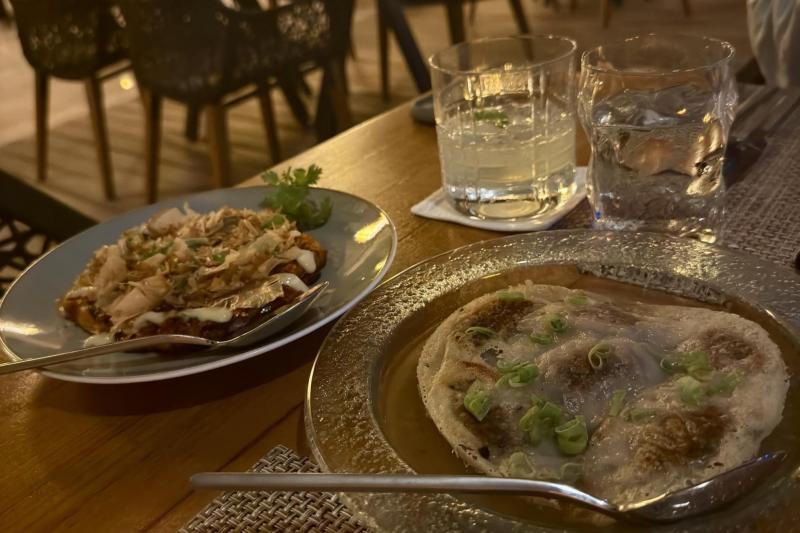最後の食事は「カフェフラー」で日本料理やアジア料理を食べましたが、日本人好みで美味しかったです。ランダーギラーヴァルとはまた違ったメニューがたくさんあり、いつかクダフラにも泊まってみたいです。