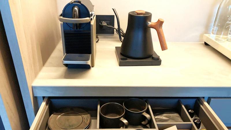 おしゃれすぎるコーヒーセット。無料です