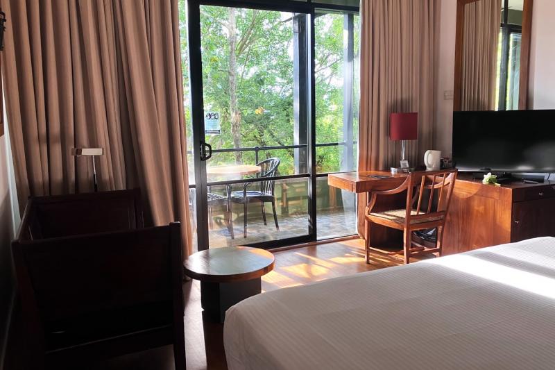 お部屋からの眺めはジャングルビュー