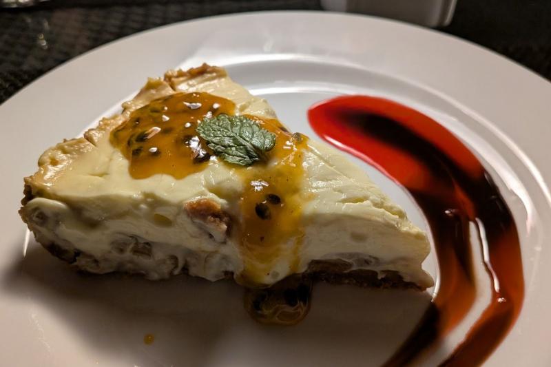 バナナチーズケーキはずっしりくるボリュームでしたが味はさっぱりでGood！