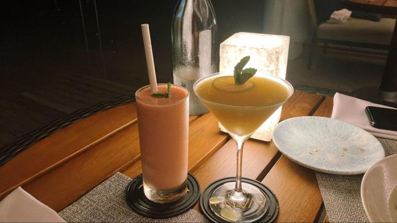 スキップジャックバーにあるモクテル！ 滞在中、色んな種類を飲み比べしました
