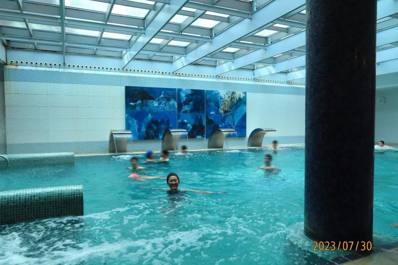 ホテル ブランカフォート スパ テルマル内のナトリウム熱回路温泉