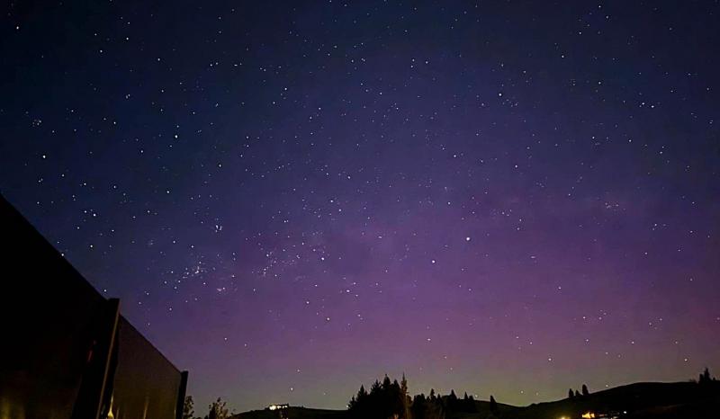 夜は満天の星
