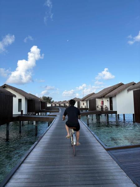 自転車で島を移動