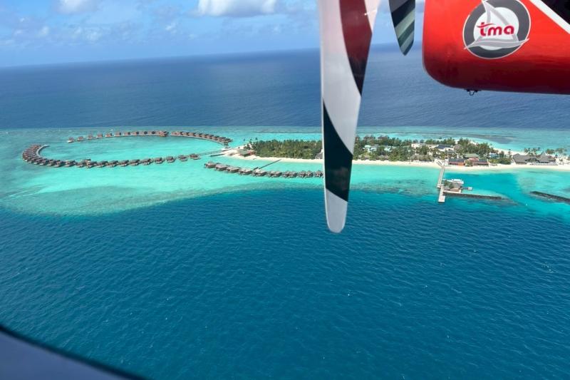 水上飛行機からの景色