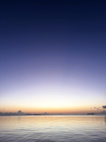 夕焼けの空。毎日見たくなる景色でした