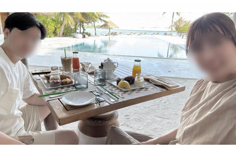 お外で食べるご飯は開放的でワクワクしました