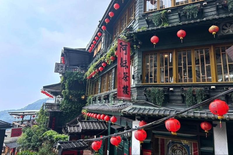 台北から日帰りで九份へも行きました