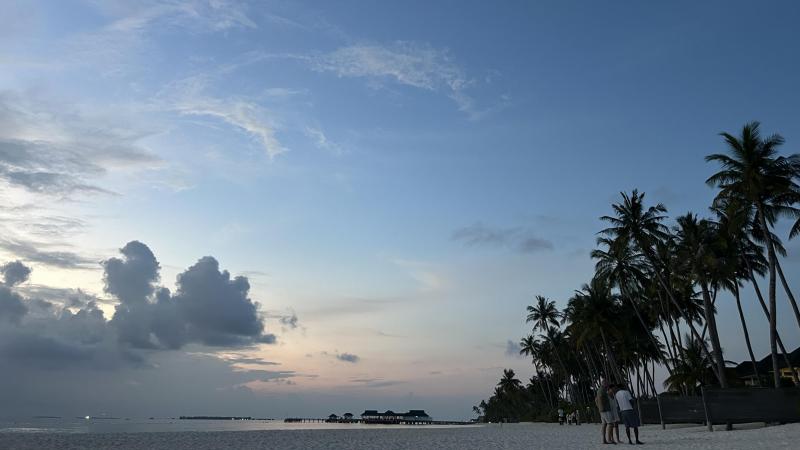 ロマンティックなリゾートのサンセットタイム♪