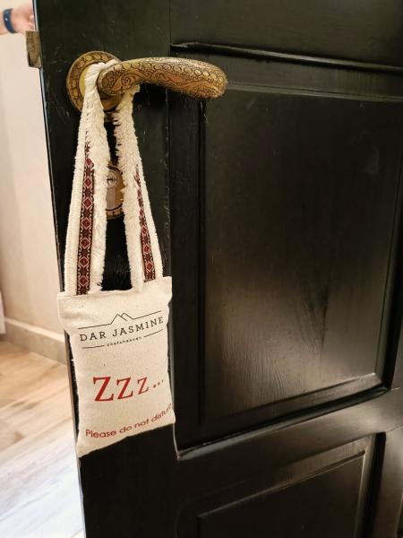 ドアノブにかける“Don'ｔ Disturb”もユニークで素敵