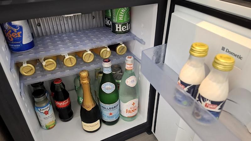 ミニバーも充実しています（有料）