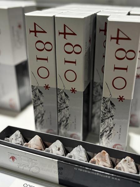 これがその、1個500円くらいのチョコです（ユーロ高の影響なので仕方がないですね）