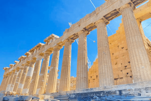 念願のパルテノン神殿