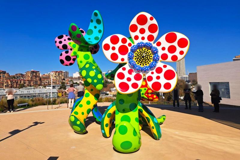 芸術家、草間彌生さんの作品です！