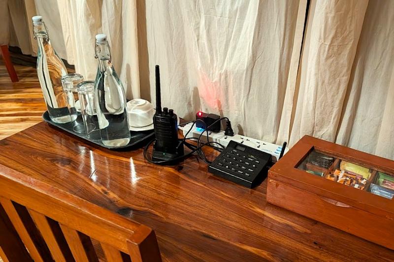 お部屋で充電も可能です