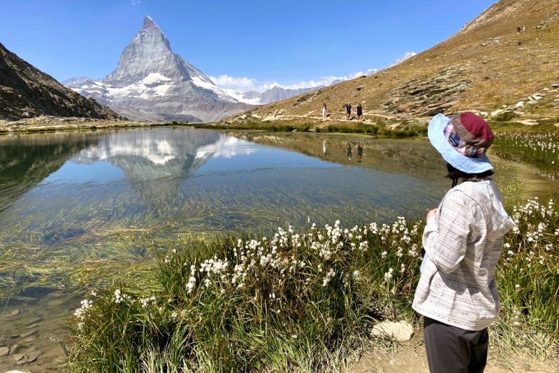 リッフェルゼー（リッフェル湖）からのマッターホルン