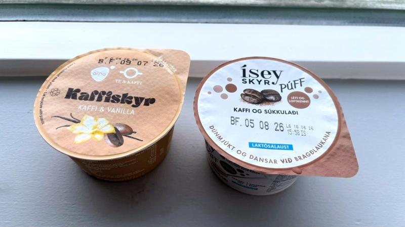 アイスランドならではのプフ状（ムース仕立て）のヨーグルトが美味でした