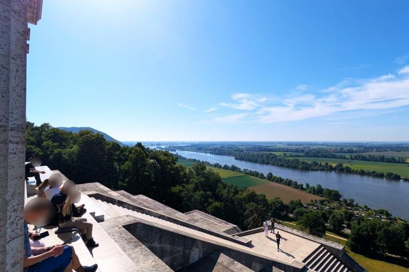 ドナウ川の景色