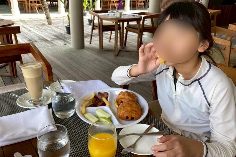 娘のお気に入りの朝食レストラン、Baraabaru
