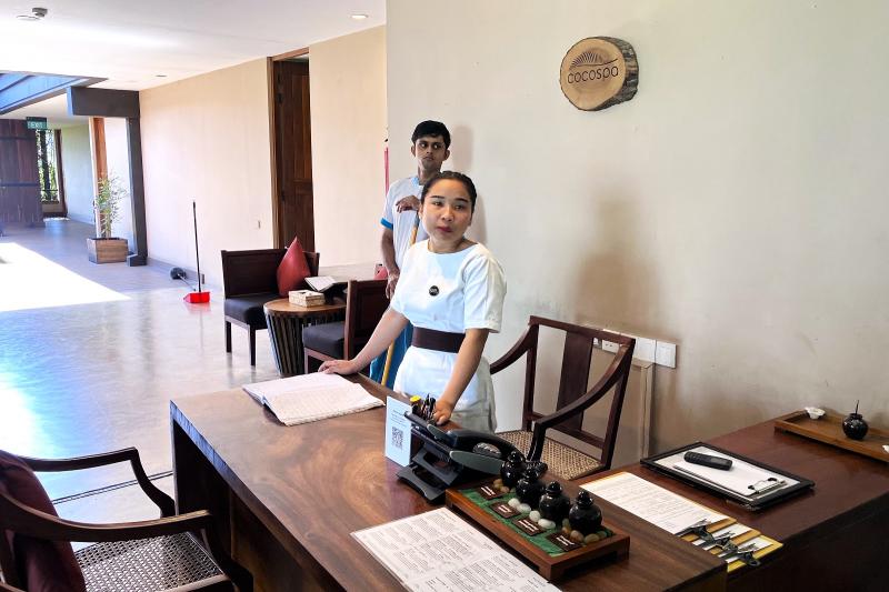 ココ スパのレセプション