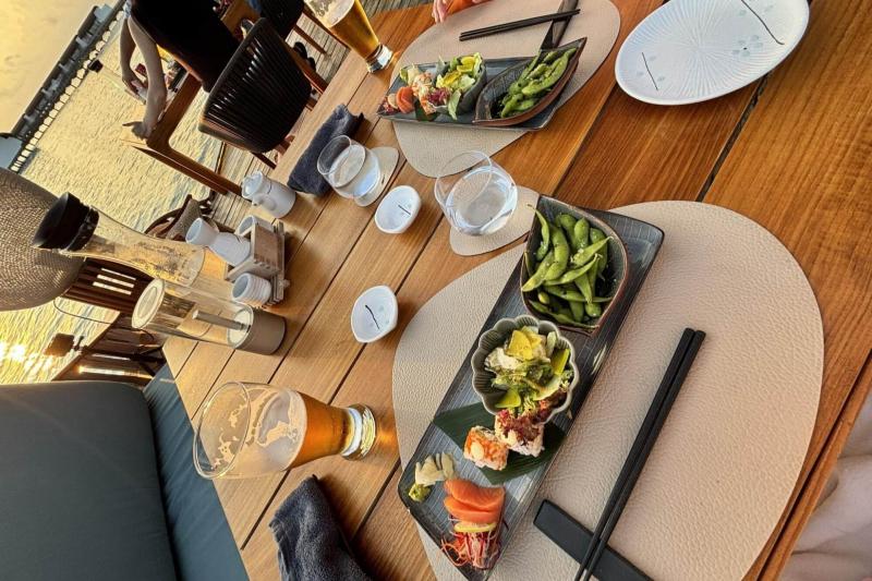 ザ パールでの日本食