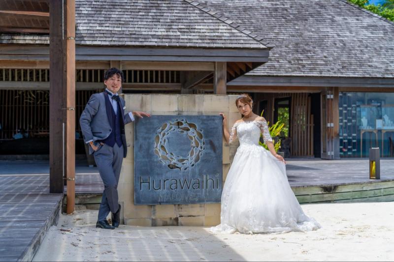 レセプションの入り口でも1枚