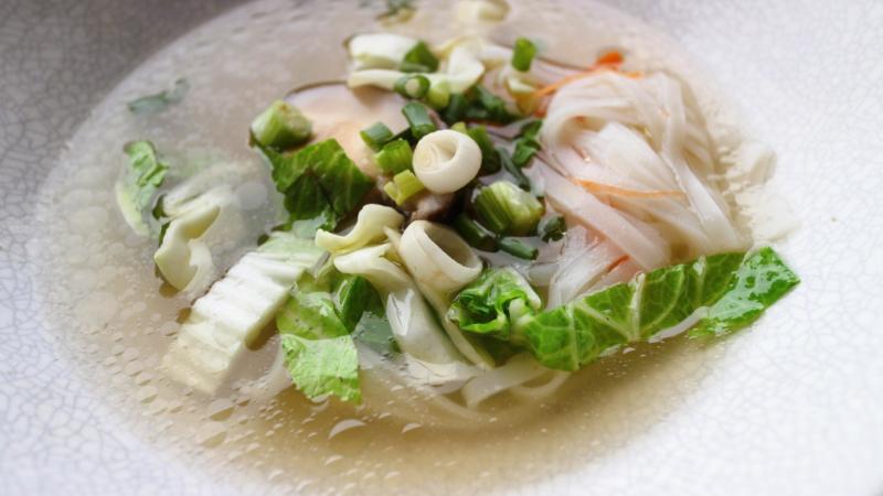 朝ごはんの自分で茹でるフォー