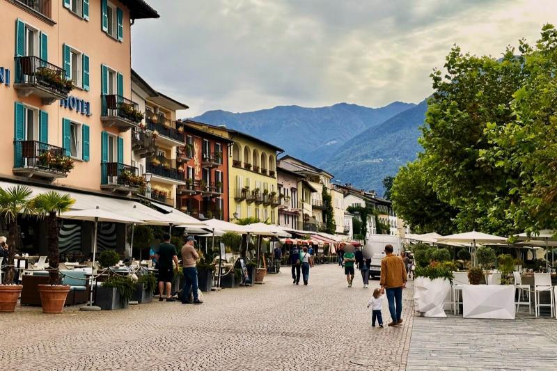 のんびりと散策