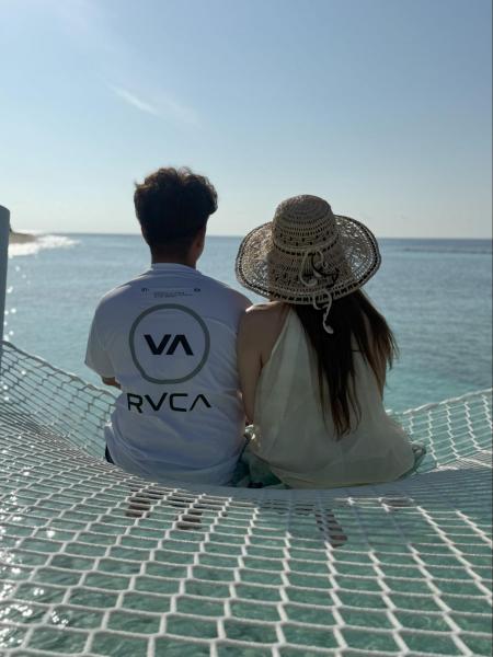 絶対撮りたかったハンモック写真。なかなかカメラが安定せず苦労しました